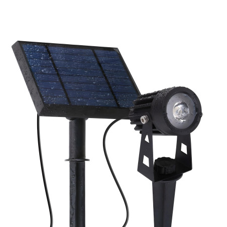 Focos Solares LED de Exterior con Panel Solar