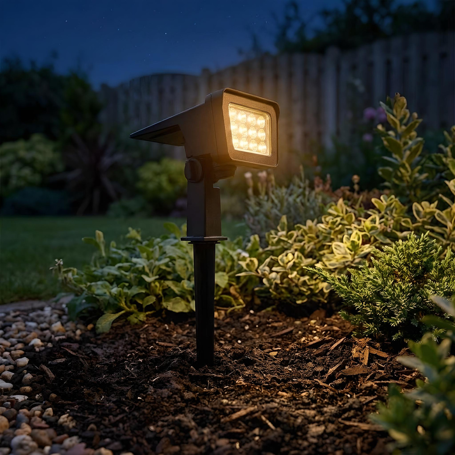 Spot Solar LED Cuadrado 6W IP65