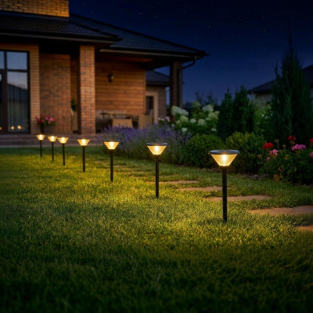 Baliza Solar LED de Pie 50cm 3W 3CCT con mando IP65