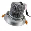 Downlight Led 7W plata luz blanca