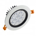 LED Downlight - 12W, White Frame