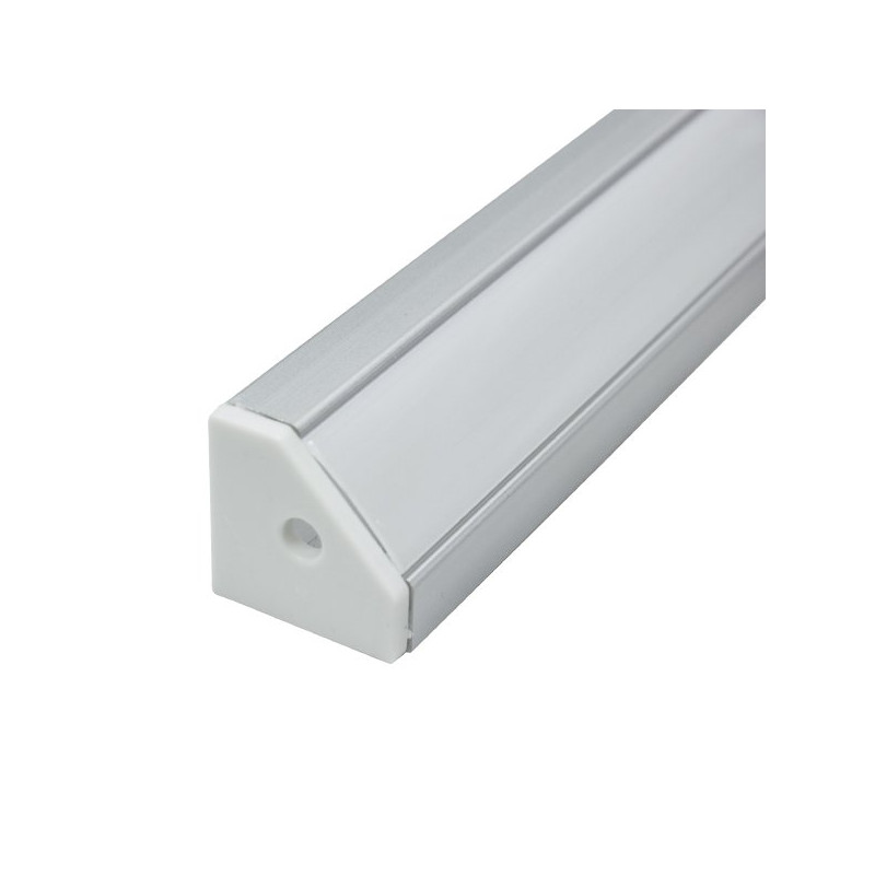 Corner aluminium profile 1 m long for LED strip.