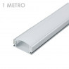 Profil rectangulaire en aluminium pour bande LED de 1 m