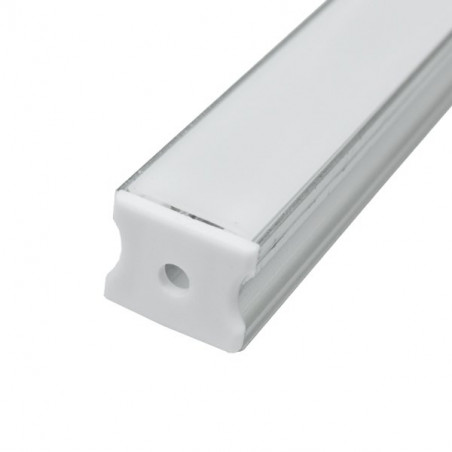 Rechteckiges Profil Aluminiumleiste LED 19 x 19 x 1000mm