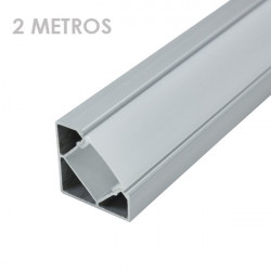 Profilo angolare nastro alluminio led 2 m