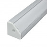 Profil d&#39;angle en aluminium pour bande LED de 2 m