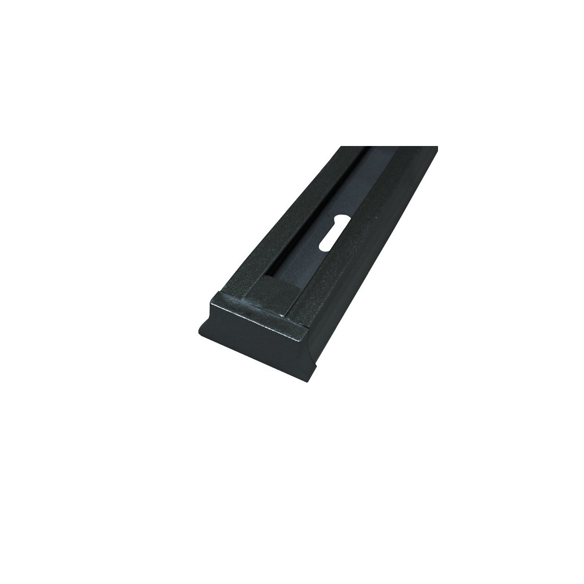 Connectable 2 Metre Long Black Spotlights Rail