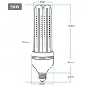 Bombilla mazorca 360º 50W
