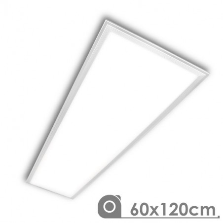 LED Panel 60X120 cm 88W weißer Rahmen