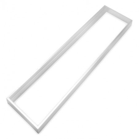 Weißer Aluminiumrahmen für Panel 30x120