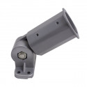 Wall-mounted street light support