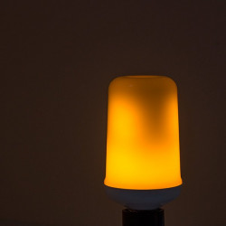 Lampadina LED effetto fiamma E27