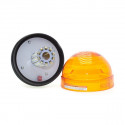 Rotativo LED base DIN 12/24V 