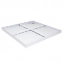 Soffitto LED 60x60 48W cornice bianca