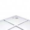Plafón LED 60x60 48W marco blanco