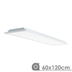 Pannello LED 60X120 cm 90W cornice bianca retroilluminata
