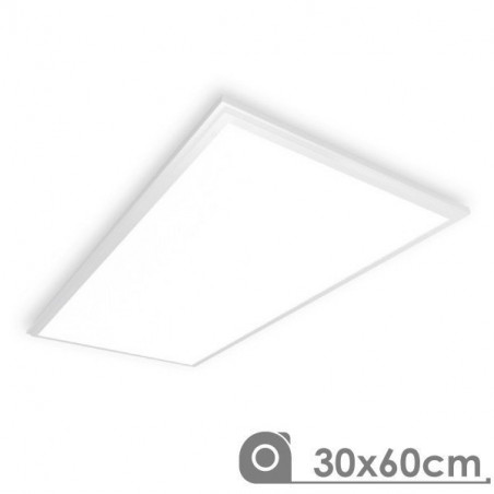 25W, 30 x 60cm, LED panel, natural white light and white light, 2300 lumens