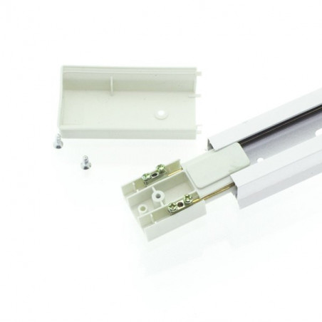 Weiße LED-Strahlerschiene 1 Meter montierbar