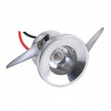 Incasso led mini 1W argento