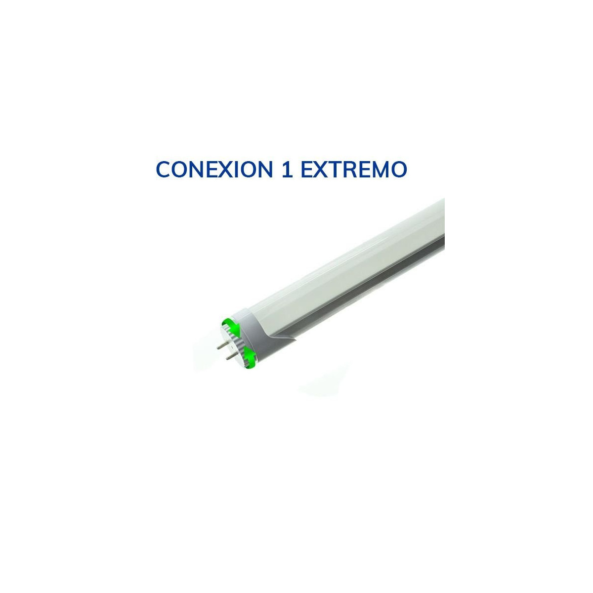 Tubo LED 18W luz branca ligação de um lado