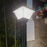 Lampe de rue villa solaire 10W square