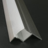 Perfil aluminio tira led 2 m para falso techo