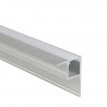Profil en aluminium pour bande de leds de 2 m pour faux plafond