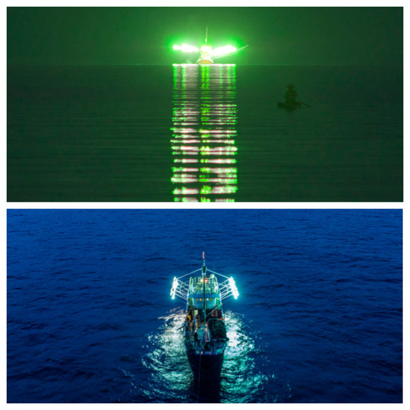 LED fishing attraction spotlight 1100W