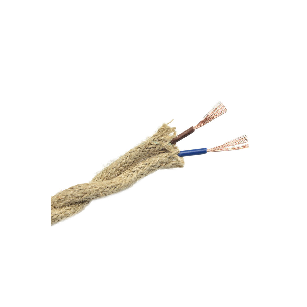 Cable eléctrico cuerda trenzado