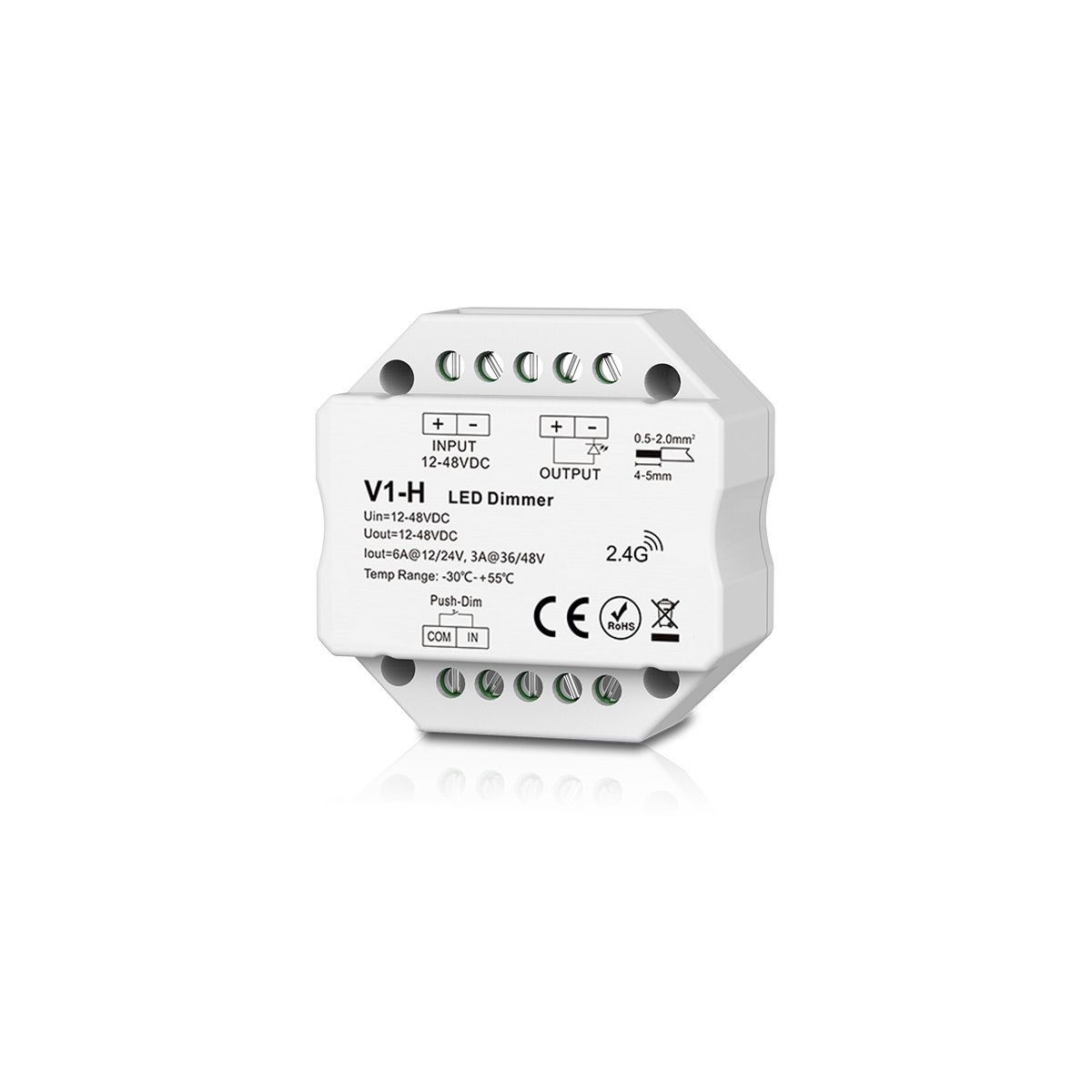 Regulador LED pastilla DC 12-48V