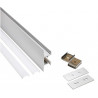 Aluminium profile for led strip double side lighting