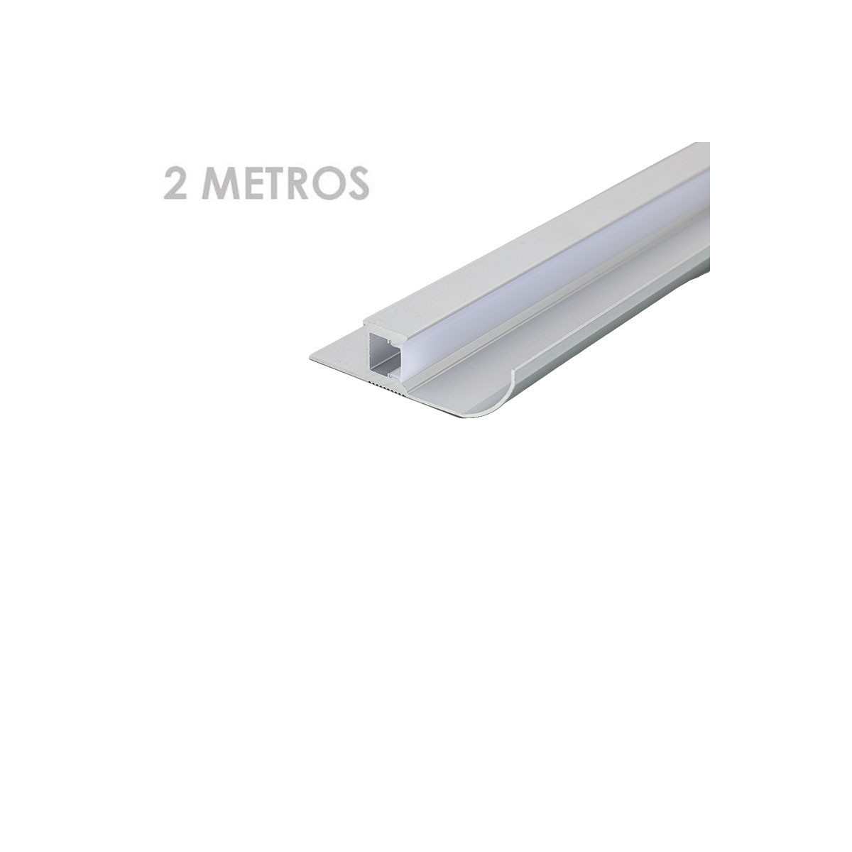 Aluminium profile led strip 2m for baseboard