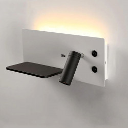 7+3W LED wall light with USB