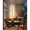 Linear wall lamp LED 18W black 60cm