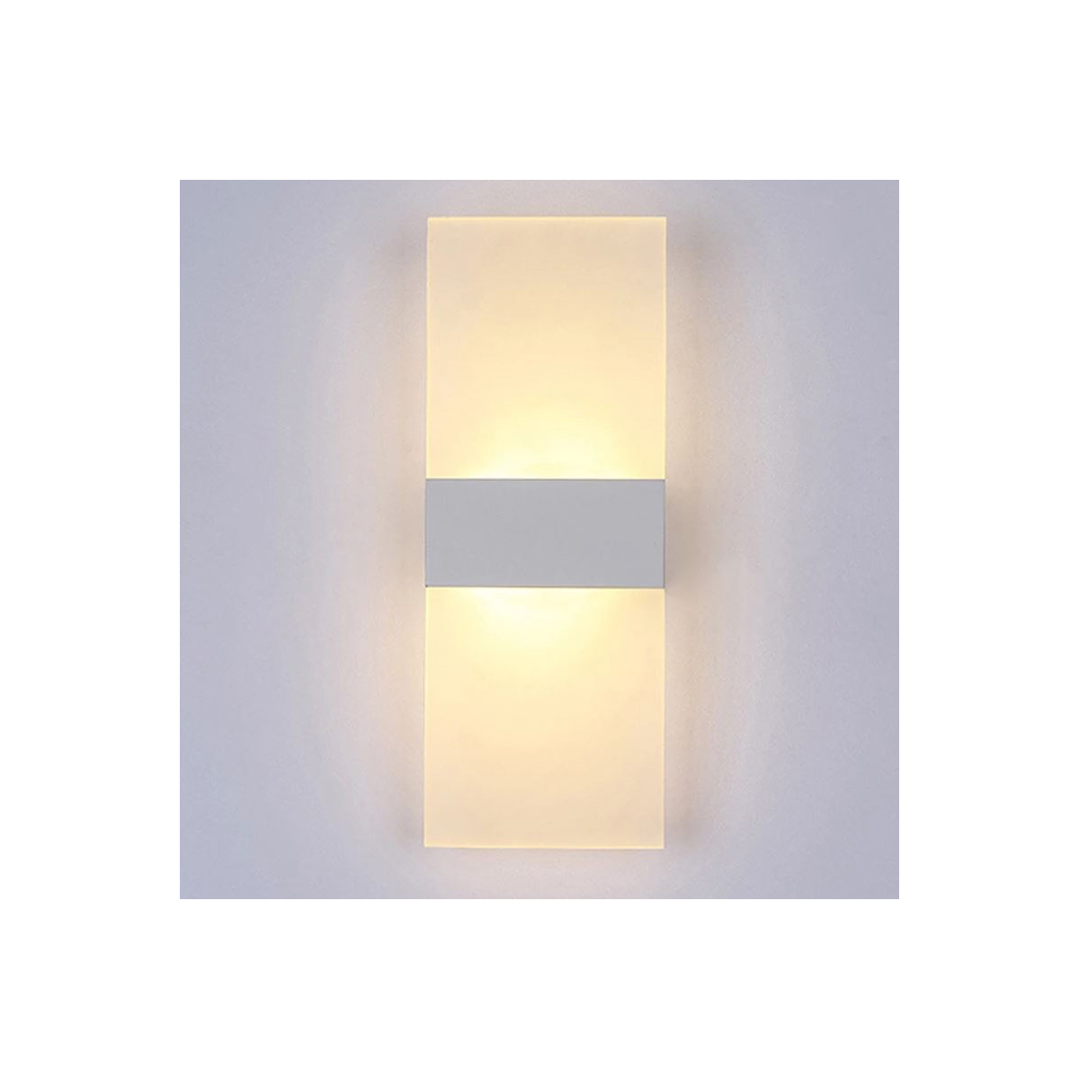 Acryl-LED 6W weiße Farbe anwenden