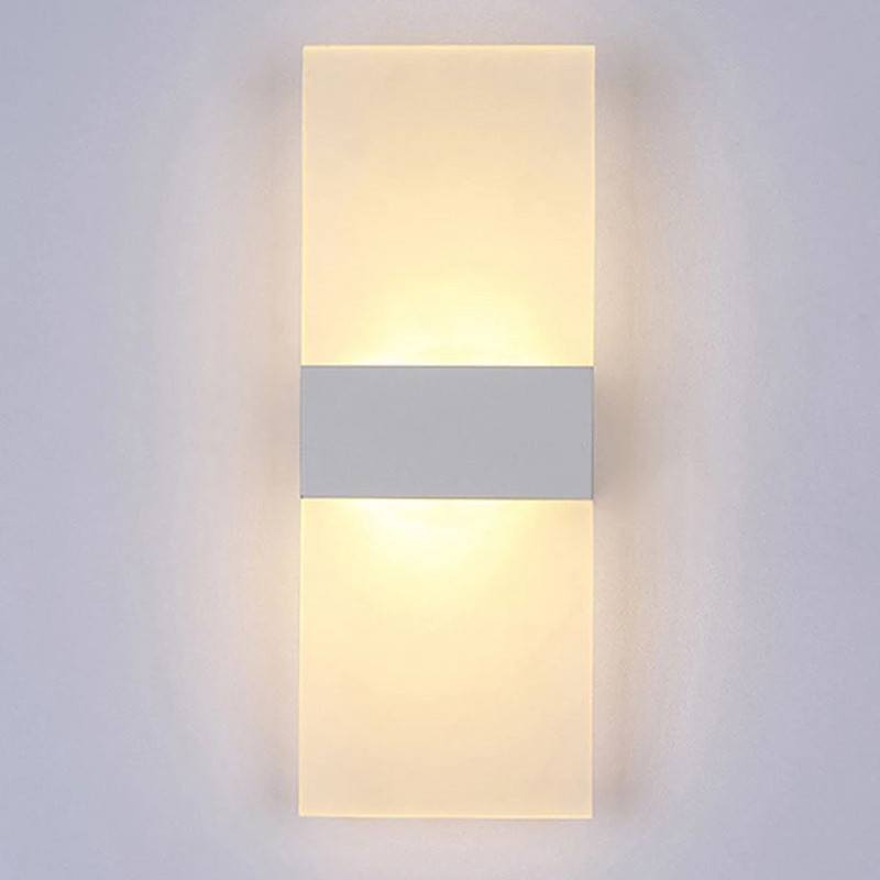 Acryl-LED 6W weiße Farbe...