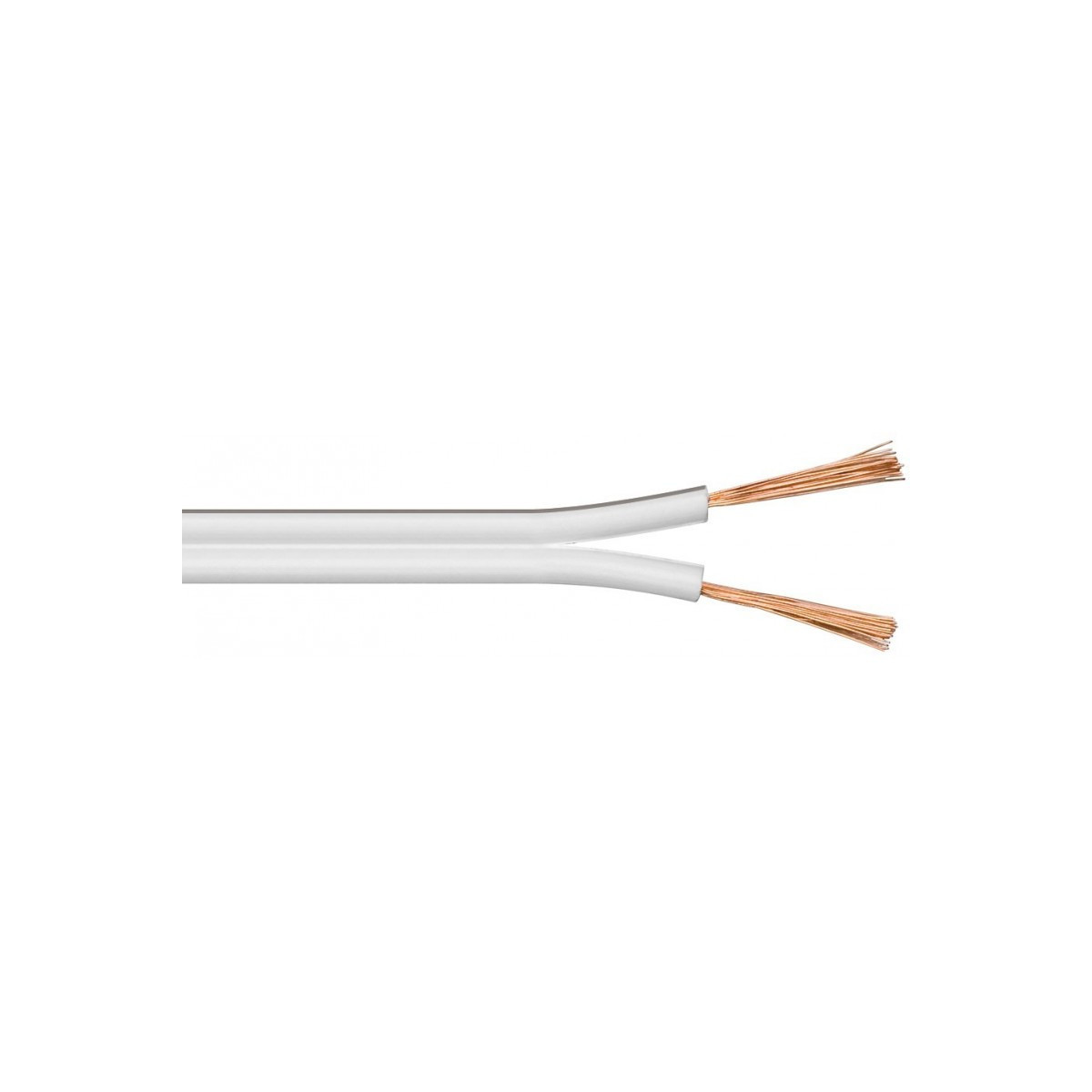Cable paralelo blanco 2x0,5mm