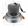 LED Downlight - Silver, 7W