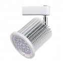 Refletor de trilho branco 24W luz fria ajustável