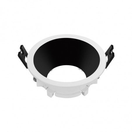 Base ronde chromée pour ampoule dichroïque série PC