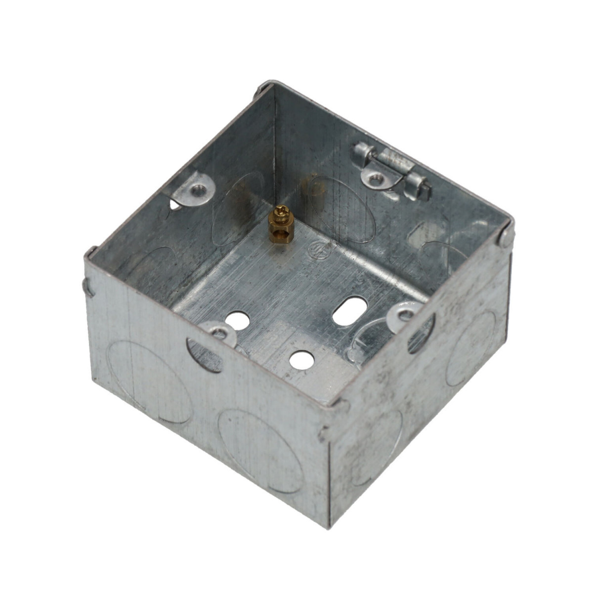 Superfície da caixa do mecanismo galvanizado