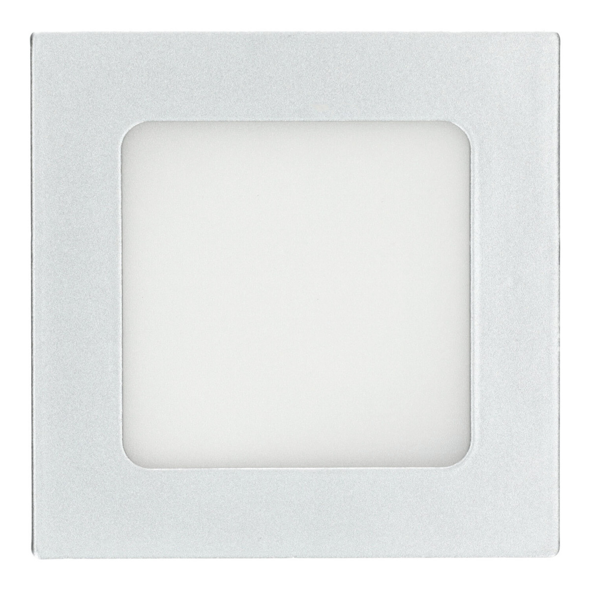 LED Downlight - SILVER Square 6W Panel