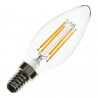 LED Filament Bulb - Candle, 4W, 360º