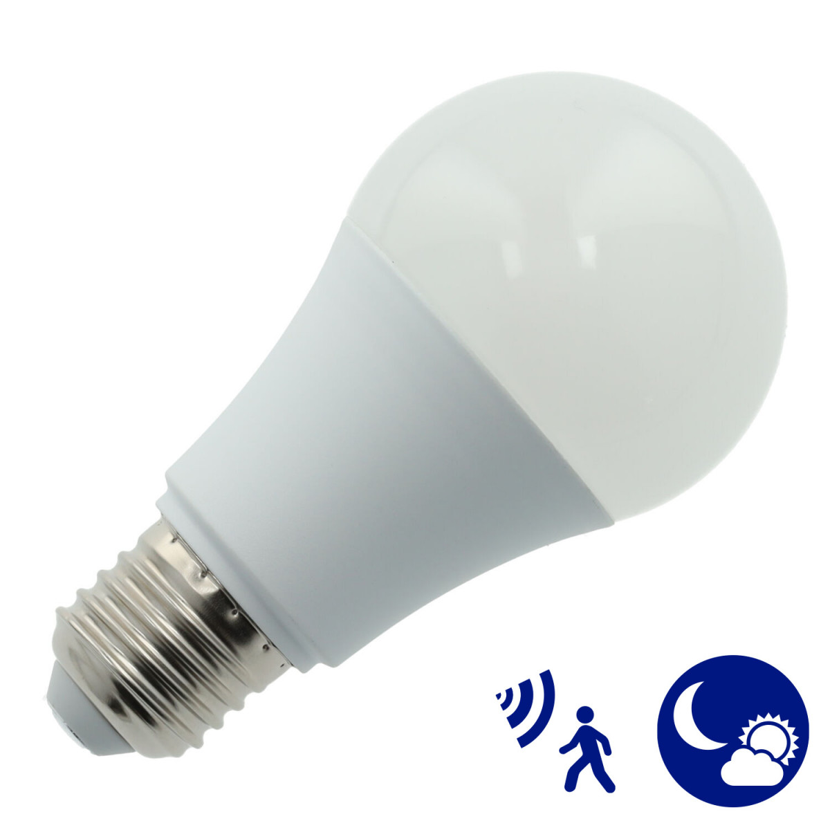 Light Bulb - E27, 9W motion + light sensor