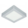 Lâmpada de teto LED 12W quadrado prata