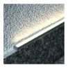Profile for 1 m LED Strips - Rectangular, Aluminium, Clips