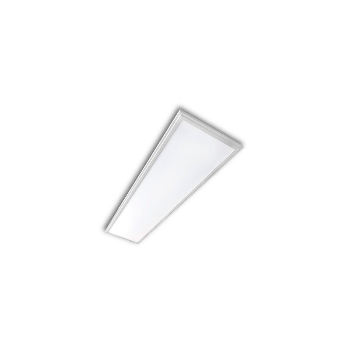 Panneau lumineux LED 120X30 cm 45W Cadre Blanc