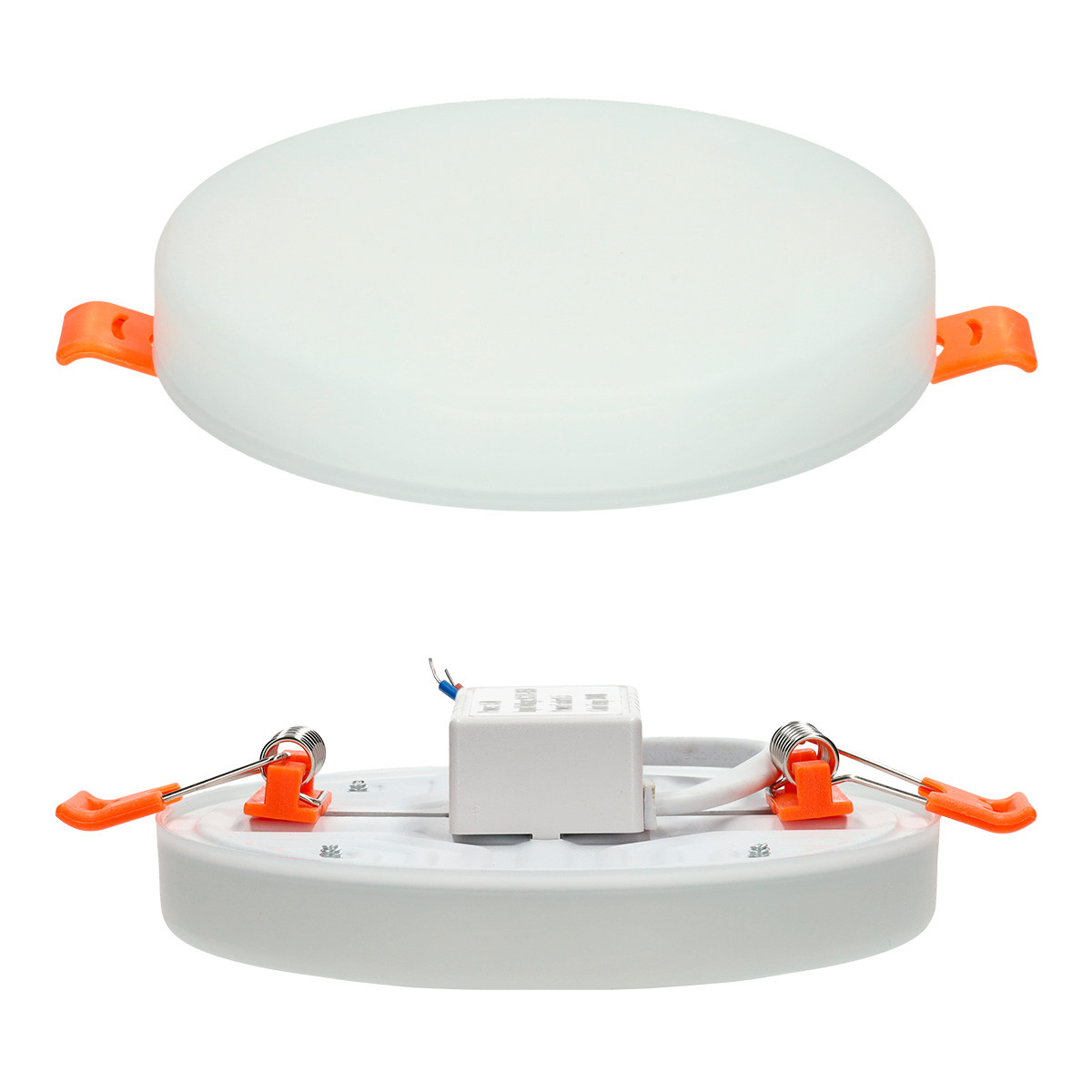 Downlight LED 15W Rotondo senza taglio regolabile bordo