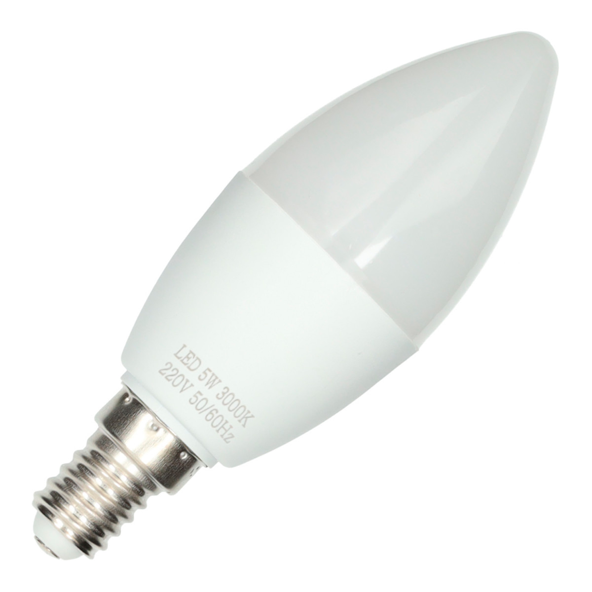 Ampoule bougie LED - E14, 5W, 180º