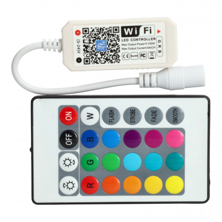 12/24V RGB LED strip WIFI mini-controller remote control,